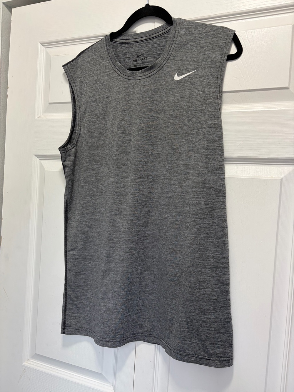 Nike Gray Heather Sleeveless Dri-FIT Training Tank